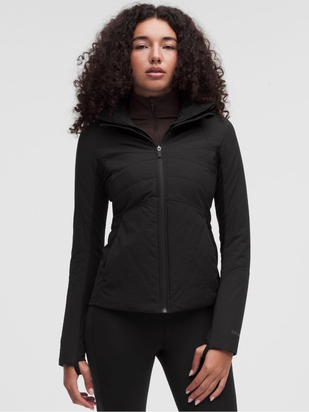 lululemon athletica Another Mile Black Hooded Women's Insulated Jacket